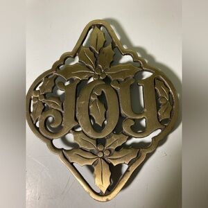 Intake Gold Joy Wall Decor or for table